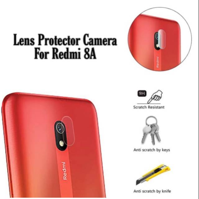 Tempered Glass Camera Redmi 8a - Anti Gores Kamera Xiaomi Redmi 8a - SC