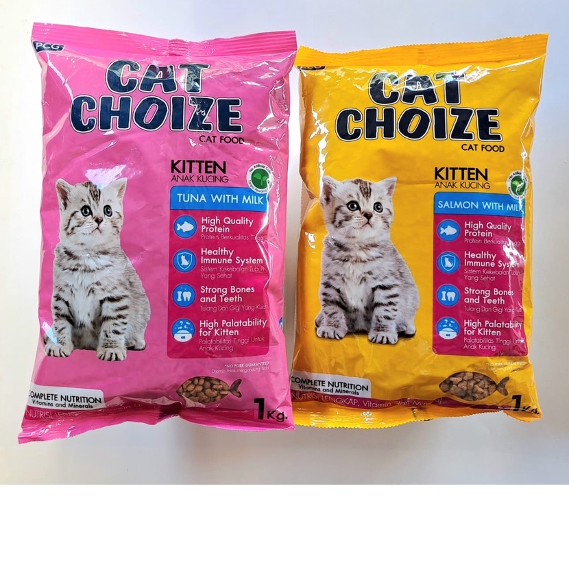 CAT CHOIZE KITTEN 1KG - Makanan ANAK KUCING Freshpack