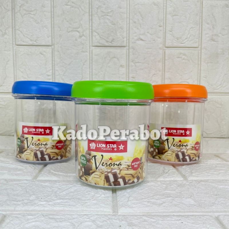 Toples mini kedap udara - toples cantik mika tutup putar -Toples PT 67