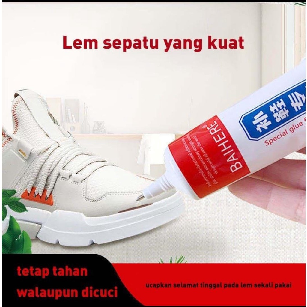 60ML LEM SEPATU KUAT SUPER REKAT - GLUE PENAMBAL REPAIR TAHAN AIR KUAT - TANPA BEKAS DAN TIDAK BAU