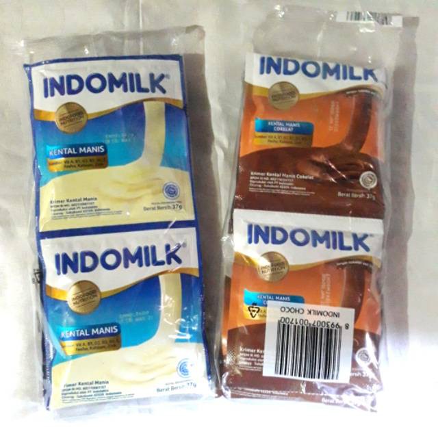 

Indomilk Susu Kental Manis Sachet 37 gr pack (isi 6 sachet)