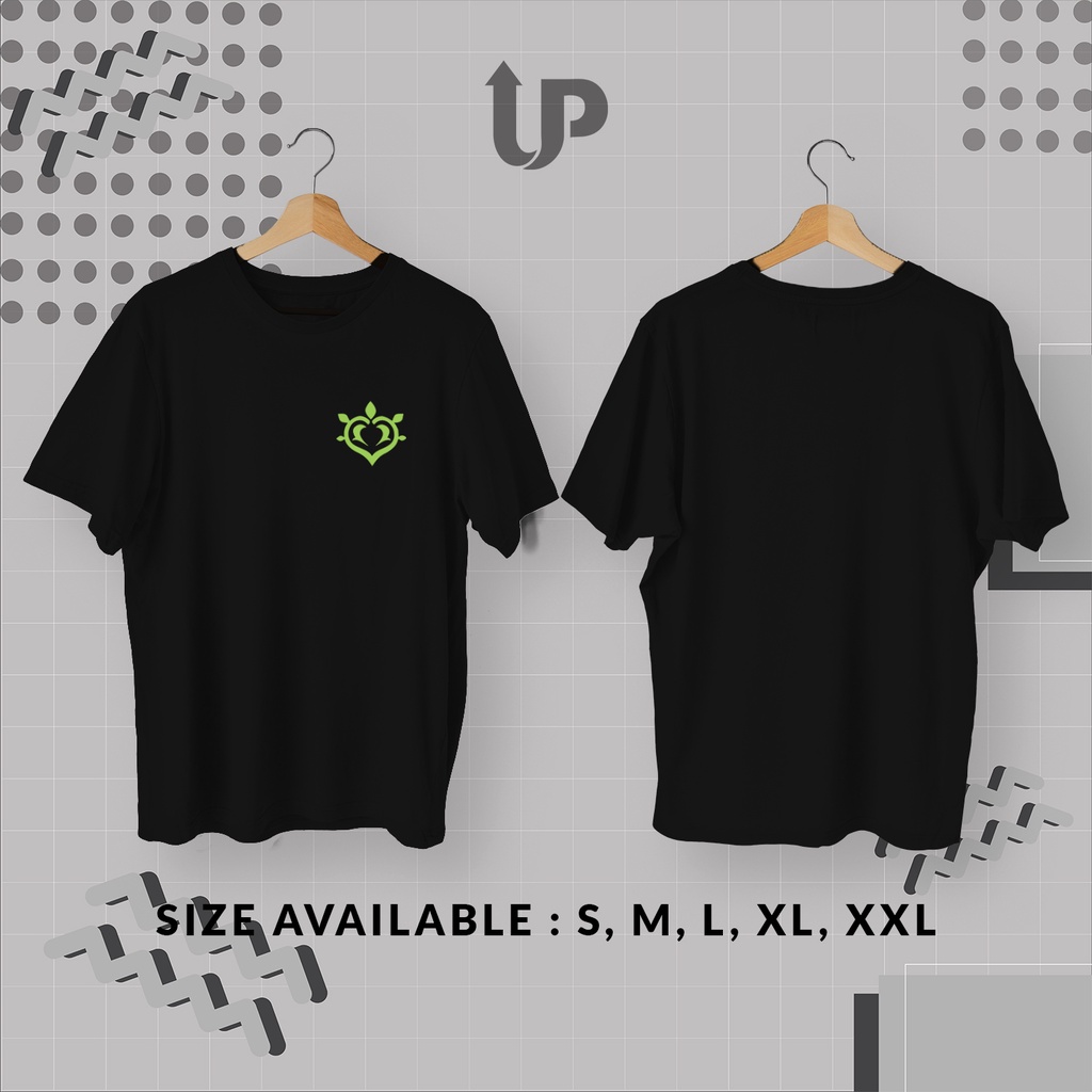 KAOS GENSHIN IMPACT / BAJU GENSHIN IMPACT / KAOS GENSHIN IMPACT LOGO ELEMENT "DENDRO"