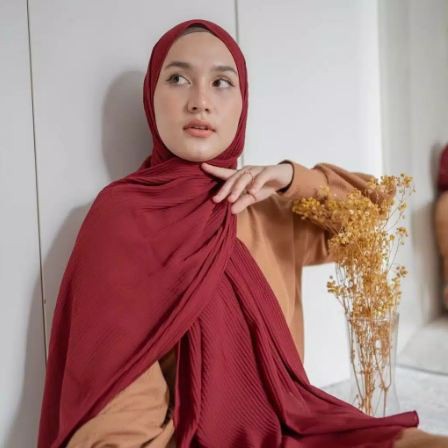 Duyung Pasmina Plisket Shawl Pashmina Plisket Pashmina Diamond Pashmina pleated shawl