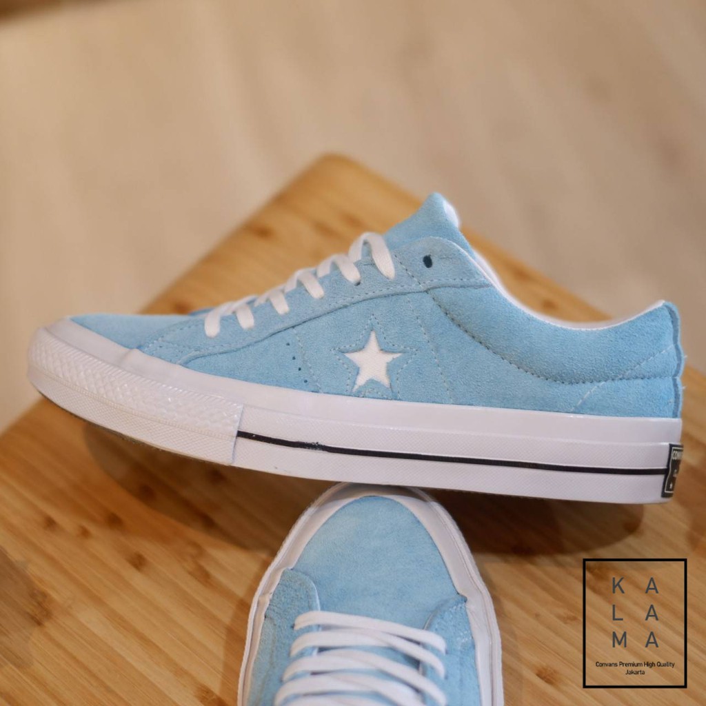 converse one star blue chill