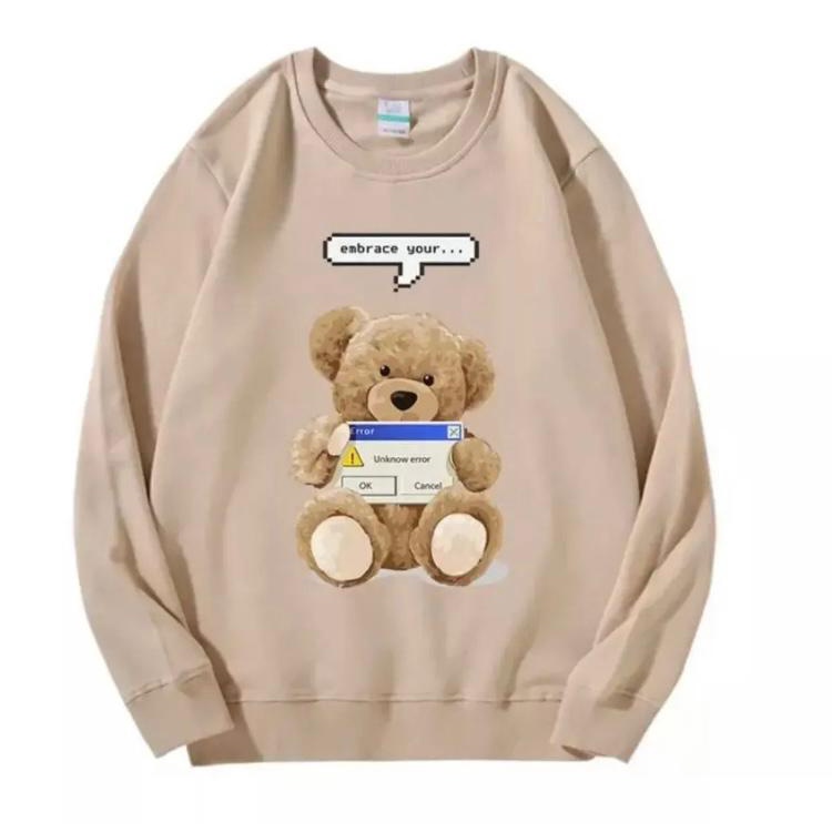 SWEATER WANITA TEDDY BEAR CREWNECK