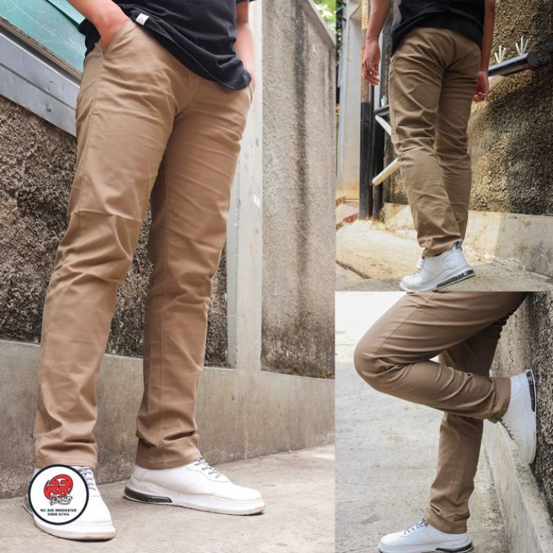 Celana Chino Mocca Panjang Distro Dickies