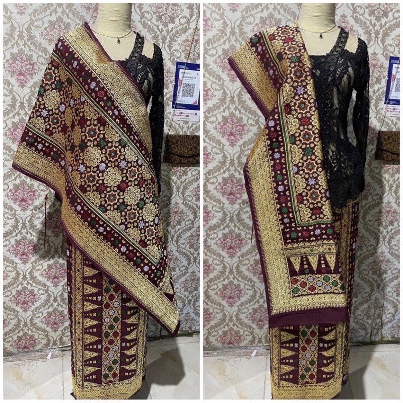 Songket Lepus Rakam Sutra Gebeng Berlian Ori