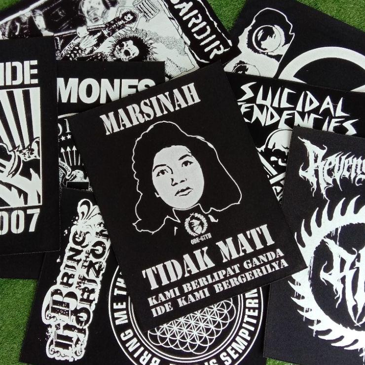 Tren Kekinian.. Backpatch Sablon/Patch Punggung Suicidal Ramones Marsinah/Emblem Belakang Jaket