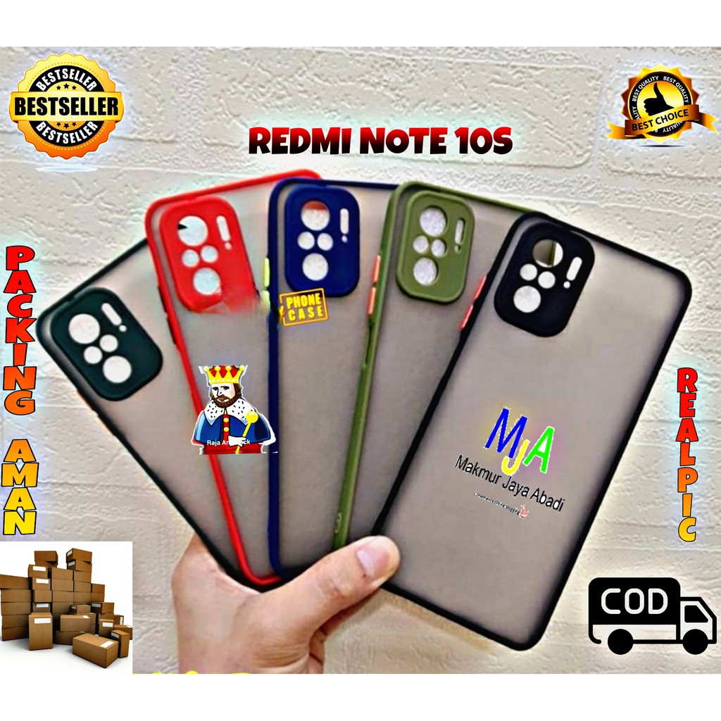 SOFTCASE XIAOMI REDMI NOTE 10S - CASE MATTE FULL COLOUR MY CHOICE BUMPER CASE PELINDUNG KAMERA