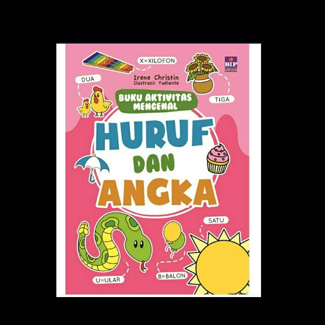 Buku Aktivitas mengenal huruf dan angka