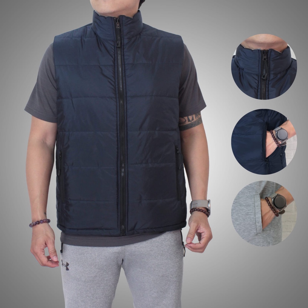 Ghabellstore Rompi Pria Motor Hoodie Bolak Balik Anti Angin