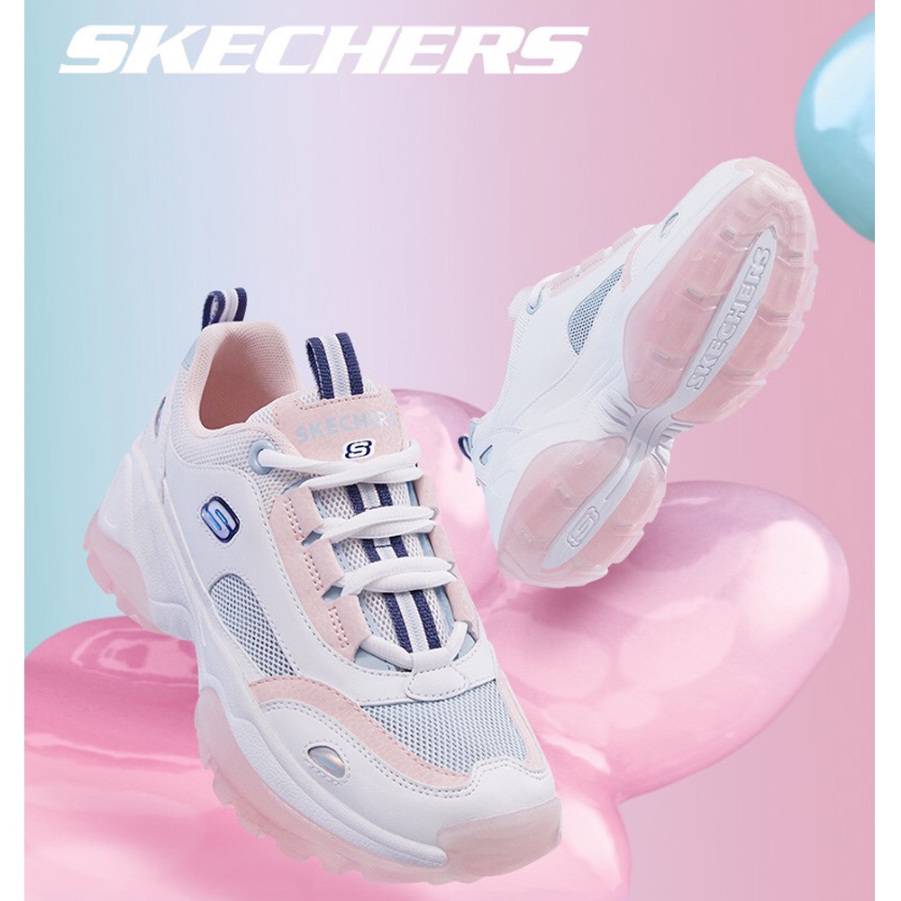 SKECHERS Sepatu  Couple Panda Tiga Generasi Tebal Bawah Mesh Nyaman Bernapas Sepatu Olahraga Kasual 88888407