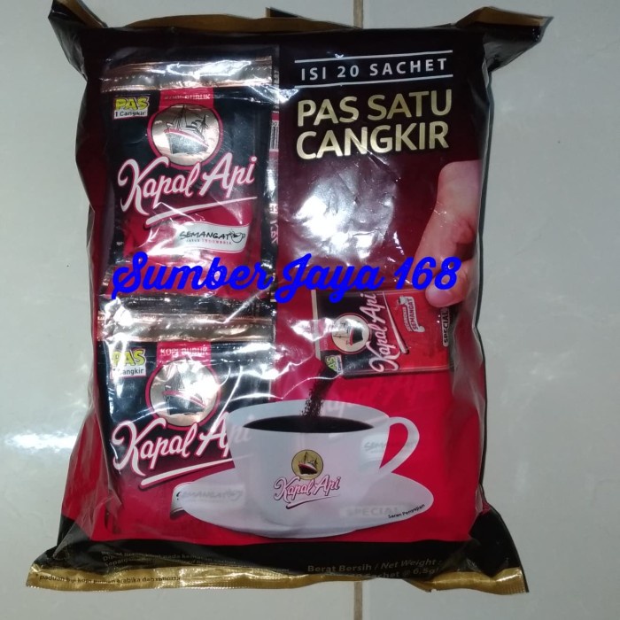 

H2J021 Kopi Kapal Api Special (Tanpa Gula) Isi 20 Sachet @ 6,5G Hyh1Yjj