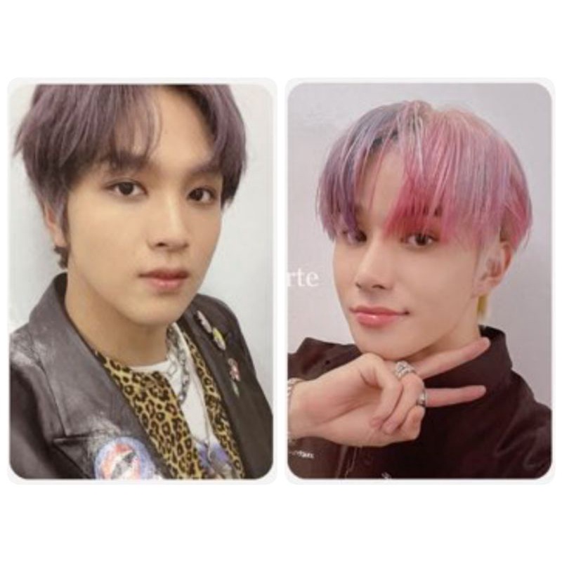 NCT 127 Jungwoo Haechan Photo Luggage Sticker set Earthquake ver Photocard PC Only