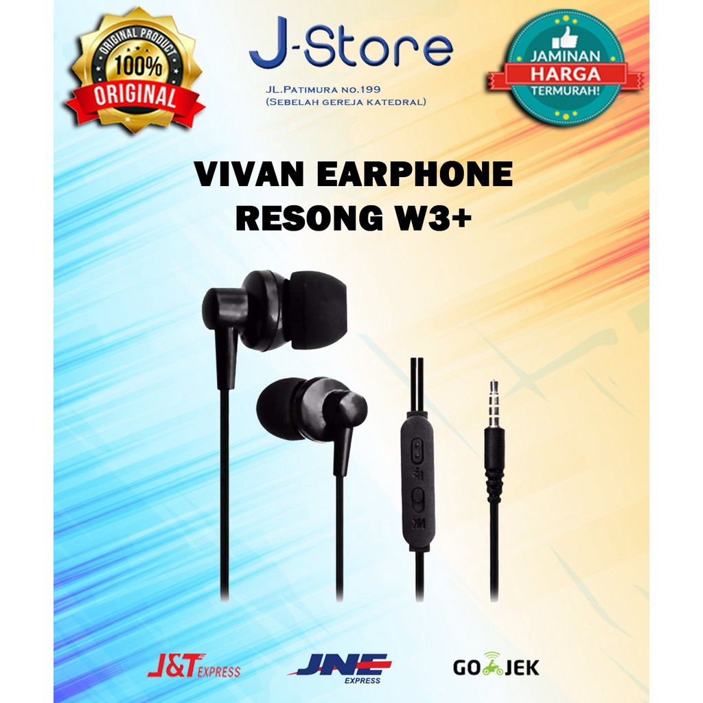 Earphone Resong W3+ Original