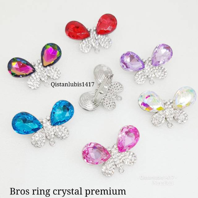 Bros ring crystal kupu kualutas super