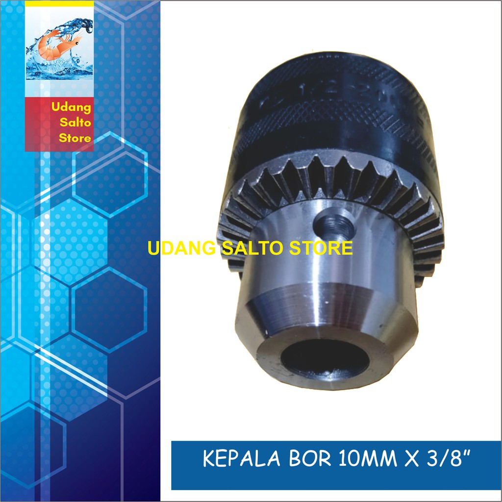 Kepala Bor 10 mm 3/8" - 10 mm Chuck Key For Bosch Makita Maktec