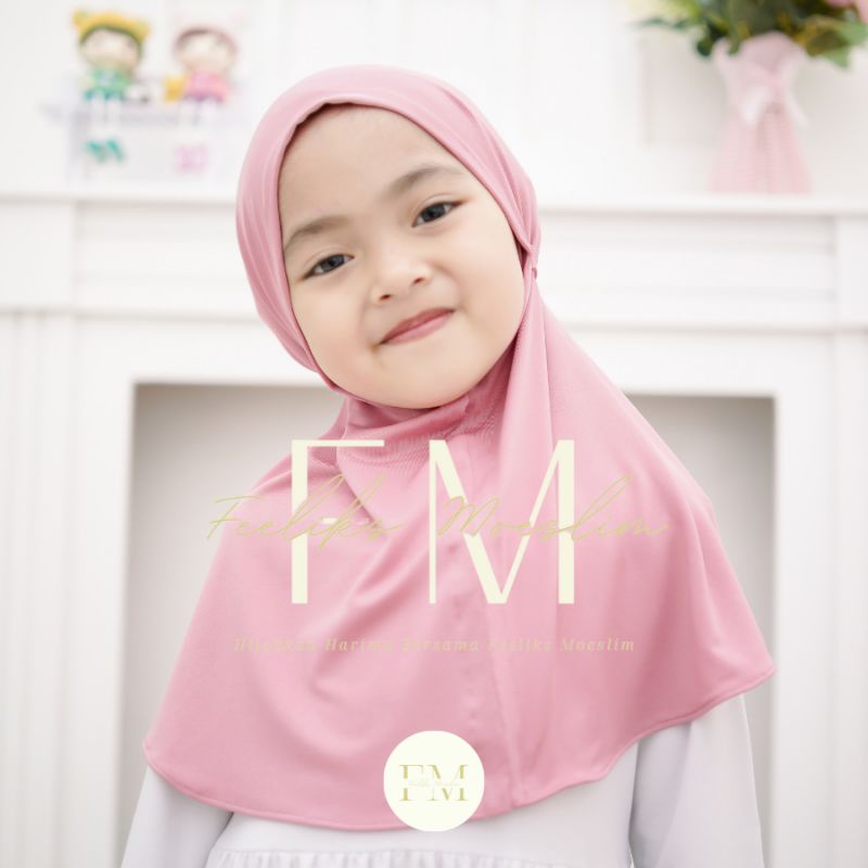 Hijab Anak Bergo / Hijab nyaman lucu murah kualitas PREMIUM