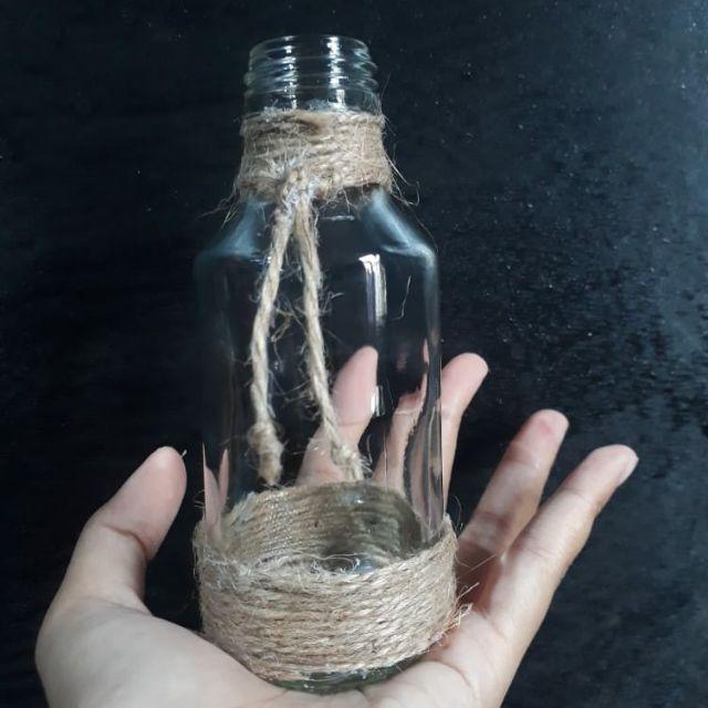 Vas Bunga Kaca Vase Vintage Glass Gelas Kaca Rustic Vase Botol Tempat Bunga Kaca Vas Beling Bening Shopee Indonesia