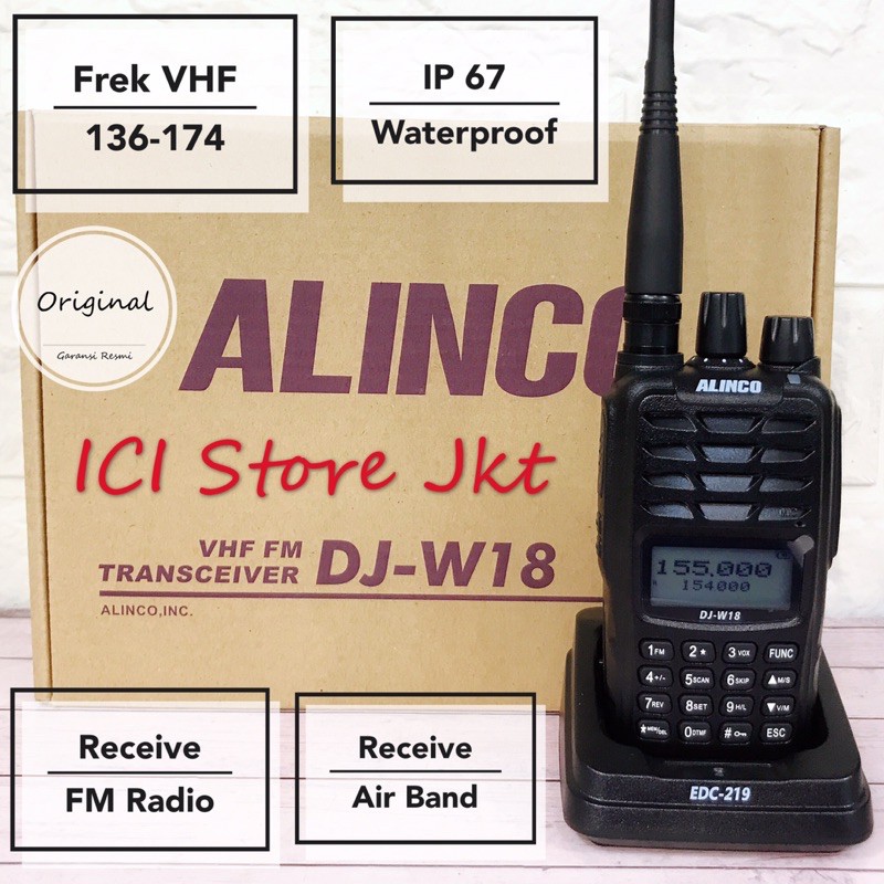Ht Alinco DJ W18 / Alinco W18 original