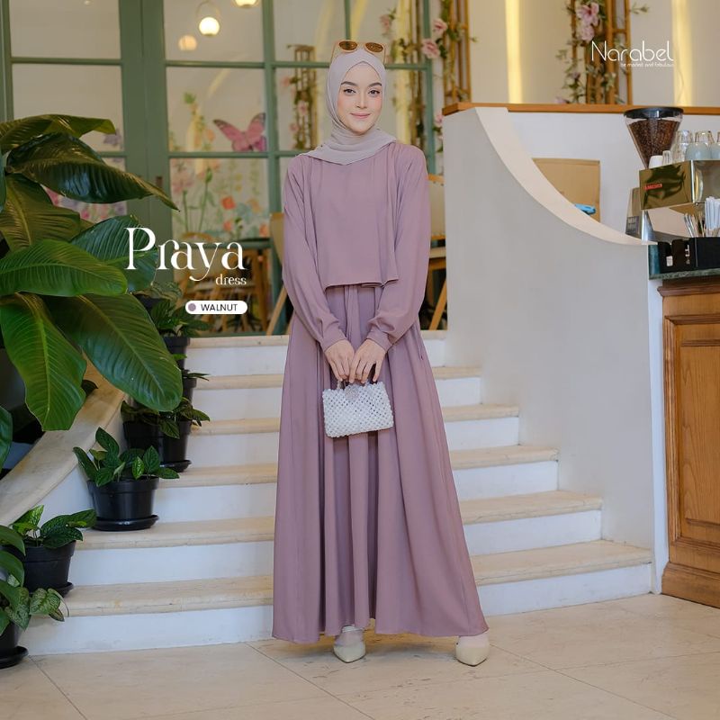 [PROMO TERMURAH] PRAYA DRESS ORI NARABEL