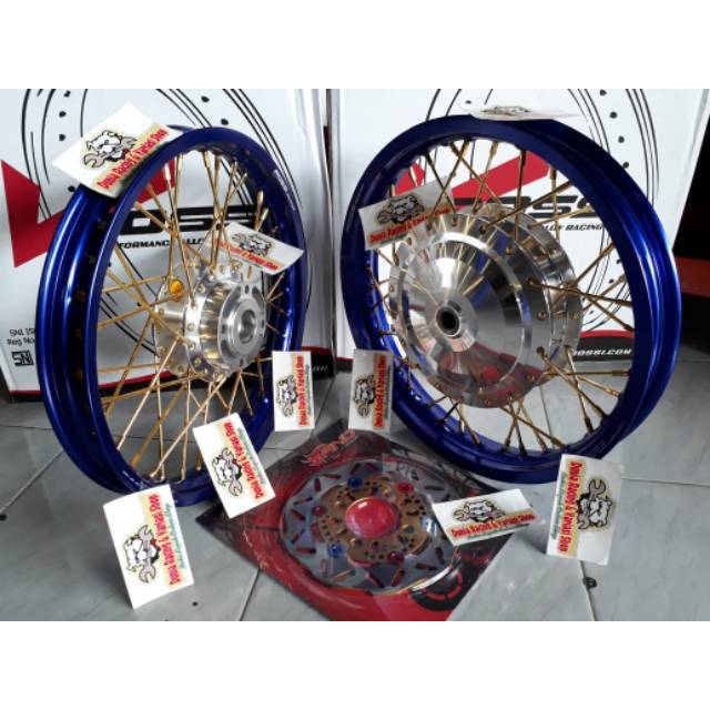 Velg ring 14 Vario 110 Beat Scoopy Vario 125 Vario 150 Spacy Beat fi Velg Rossi dapet piringan +stel