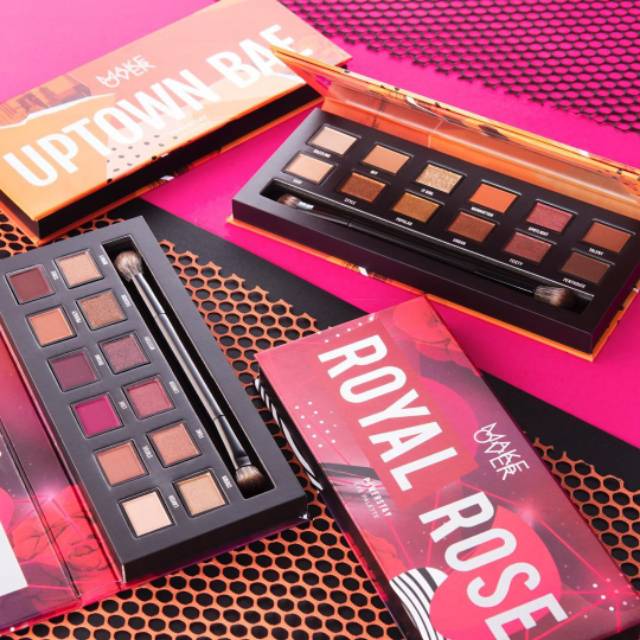 MAKE OVER PowerStay Eye Palette / Uptown Bae Royal Rose Eyeshadow