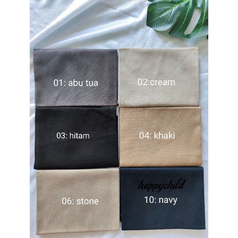 10 warna kain chino bahan celana katun twill stretch garment quality harga per 0.5meter/happychild