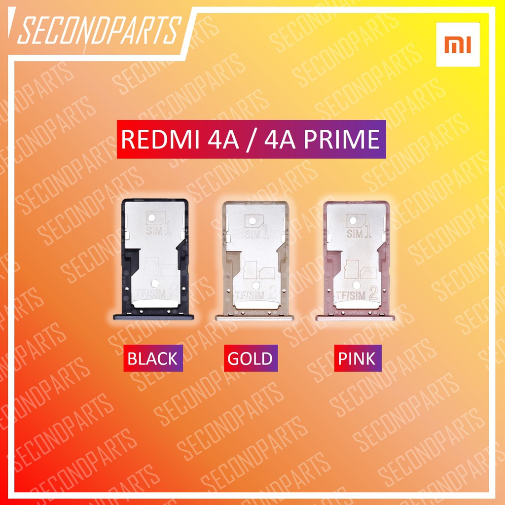 SIM TRAY SLOT SIM LOCK TEMPAT KARTU XIAOMI REDMI 4A / 4A PRIME ORIGINAL