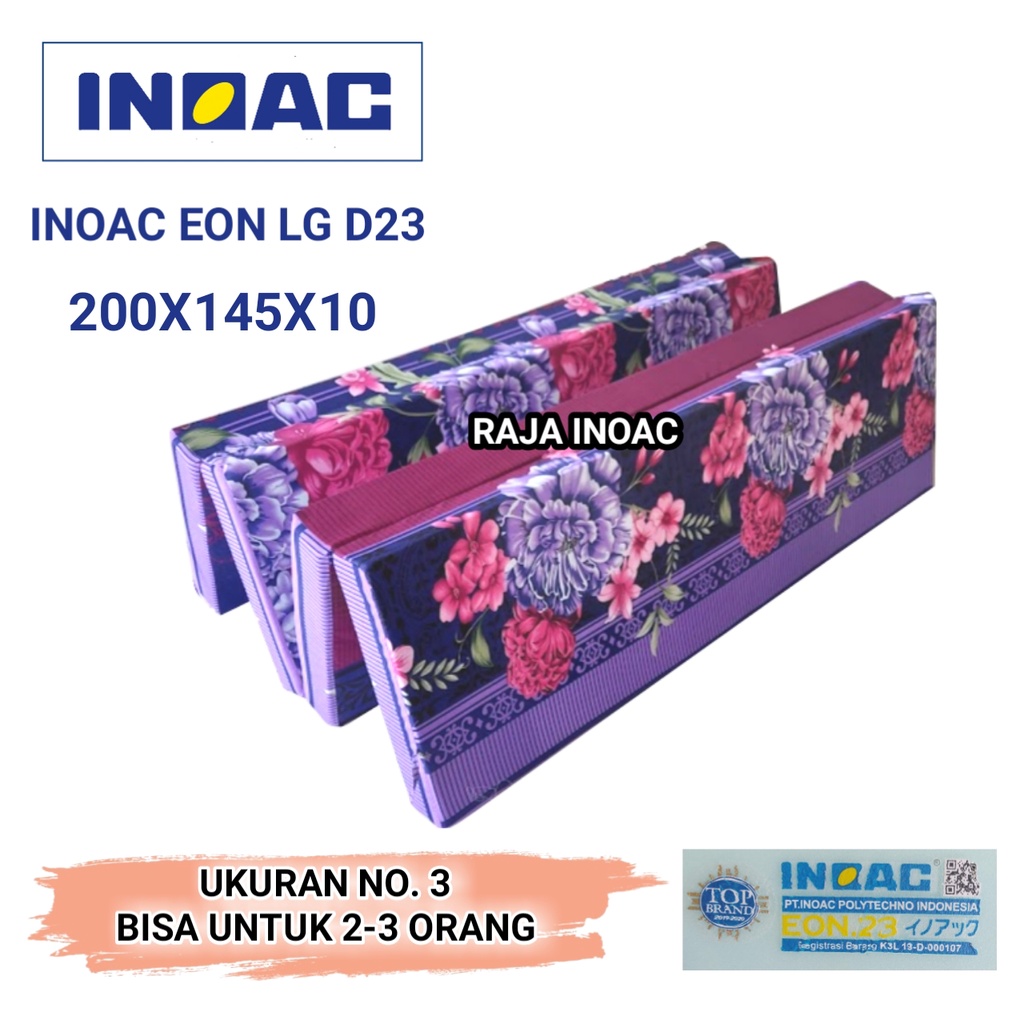 TERMURAH [200X145X10] Kasur Inoac Lipat / Kasur lipat Busa Inoac Murah