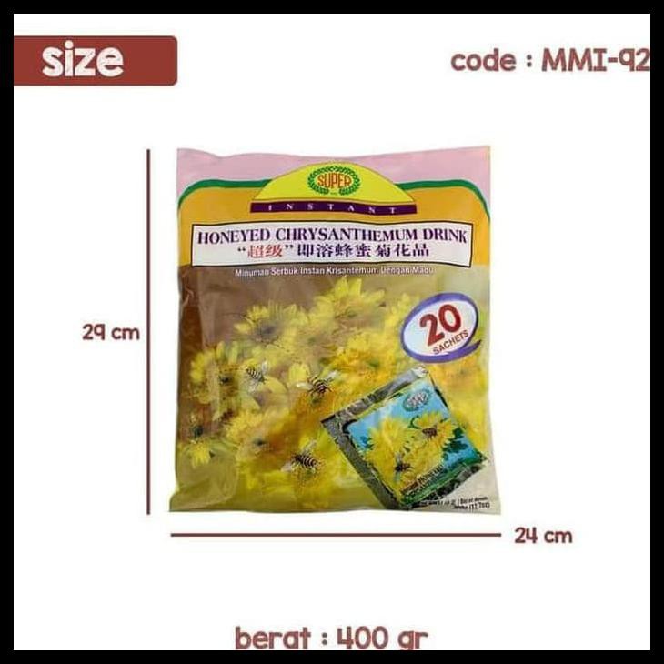 

MINUMAN SERBUK HERBAL CHRYANTHEMUM+MADU (MMI-92)