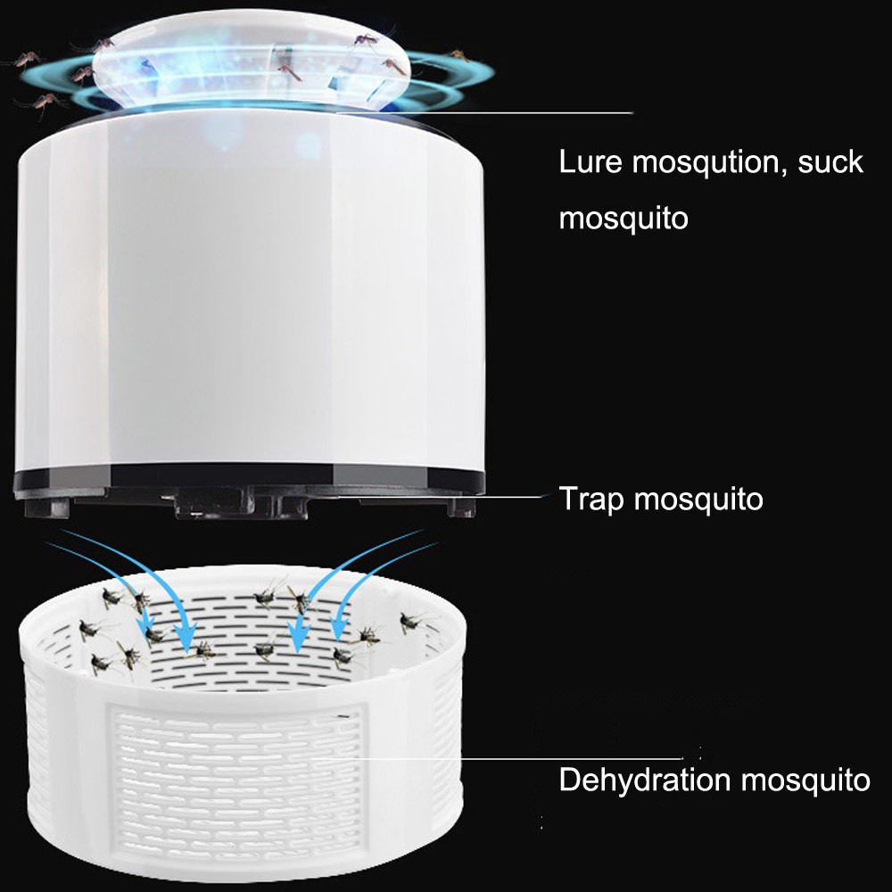 Model 139 - Photocatalytic Silent Design Mosquito Killer UV LED Lamp - Lampu Perangkap Nyamuk