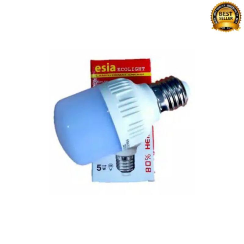LAMPU LED KAPSUL 5 WATT ESIA ECOLIGHT@1pcs