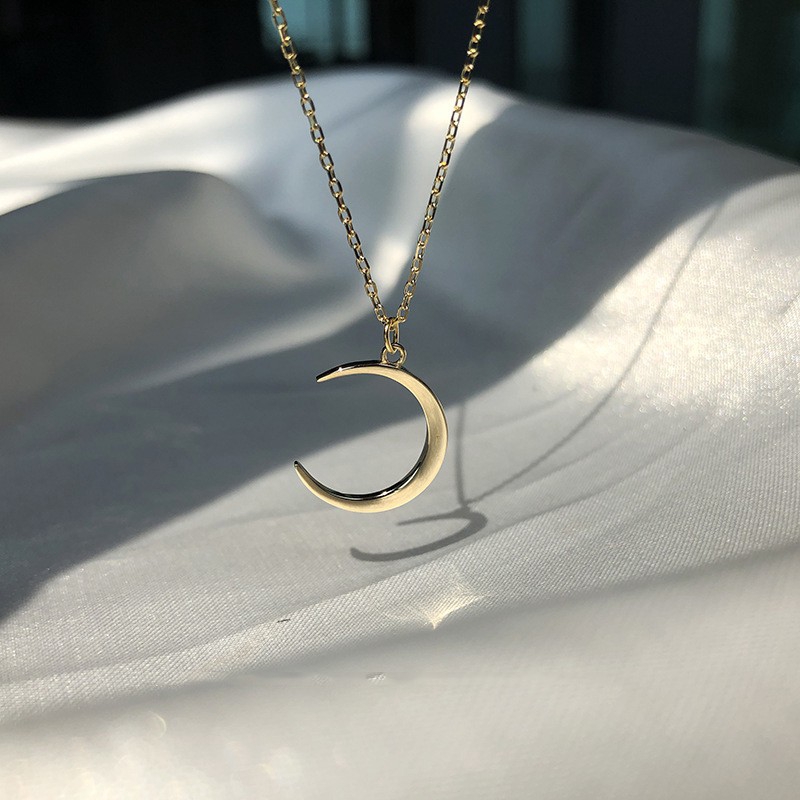 Kalung 925 Sterling Silver Kalung Moonlight Rantai Hadiah Ulang Tahun Hadiah Terbaik untuk Pacar