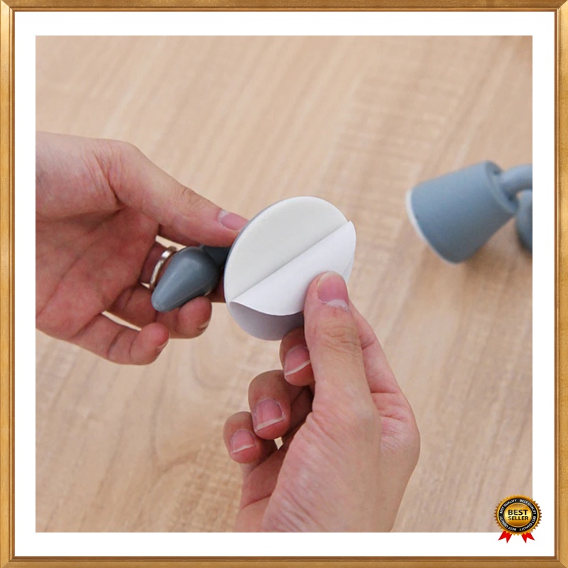 GS8 Penahan Pintu Anti-Collision Door Stopper Plug KAK KAK-888 - White Berkualitas