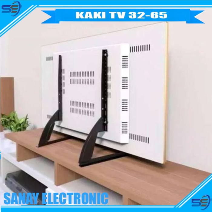 Hot Promo - Bracket Stand Kaki Tv 32-65 Inch Lg Samsung Sony Tcl. All Mrek Tv - 22-43 Inch