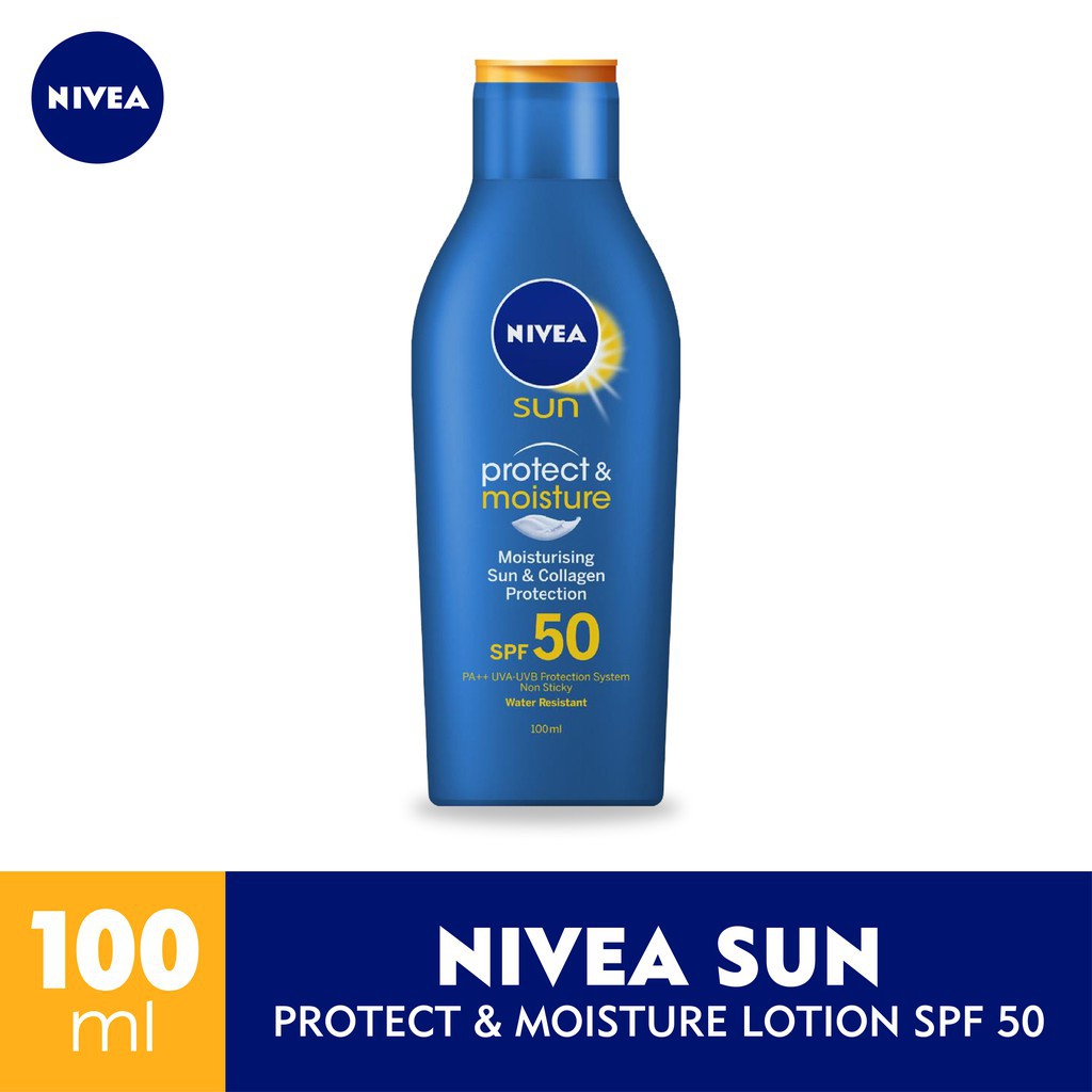 NIVEA Sun Protect &amp; Moisture SPF 50 100ml