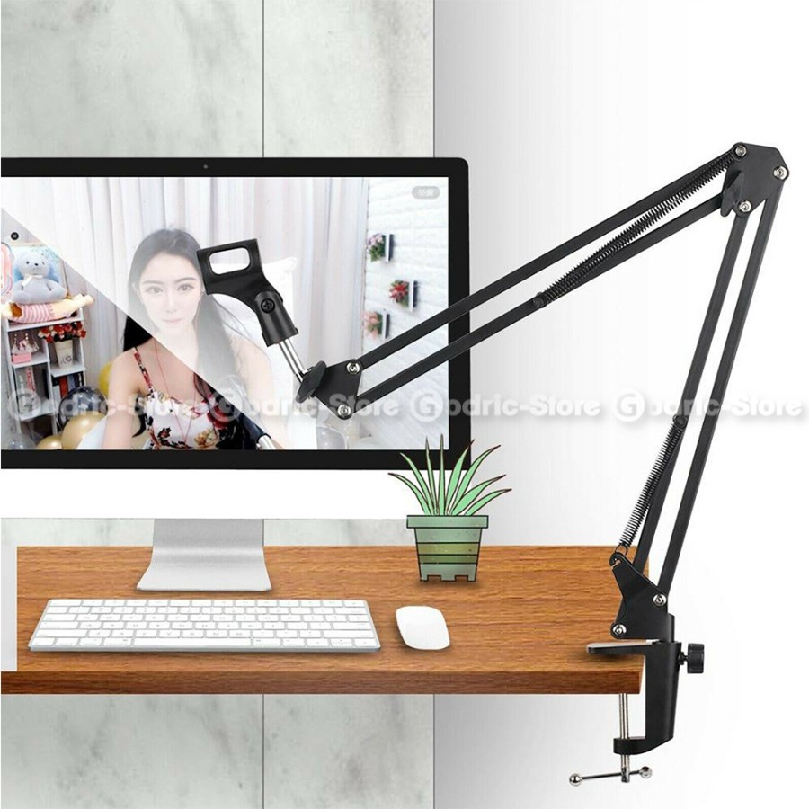 MS37 Microphone Stand Clip Arm Mic for Podcast / Recording / Streaming