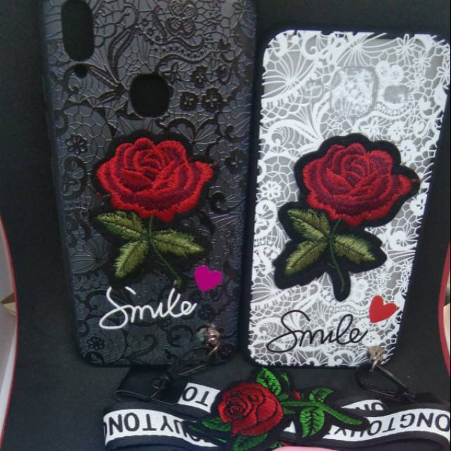 Case motif bunga