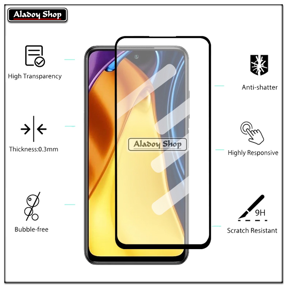 Tempered Glass Xiaomi Poco M3 Pro 5G ( 2021 ) Anti Gores Layar Screen Protector