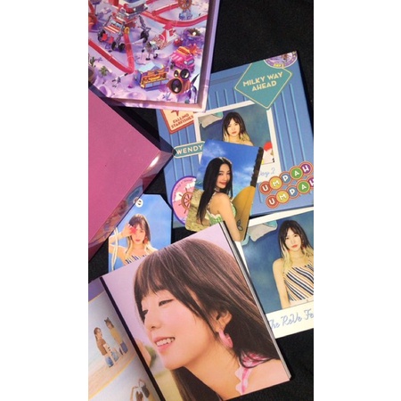 Red Velvet Album Day 2 umpah umpah Travel Kit Wendy Photocard Pc Joy pantai