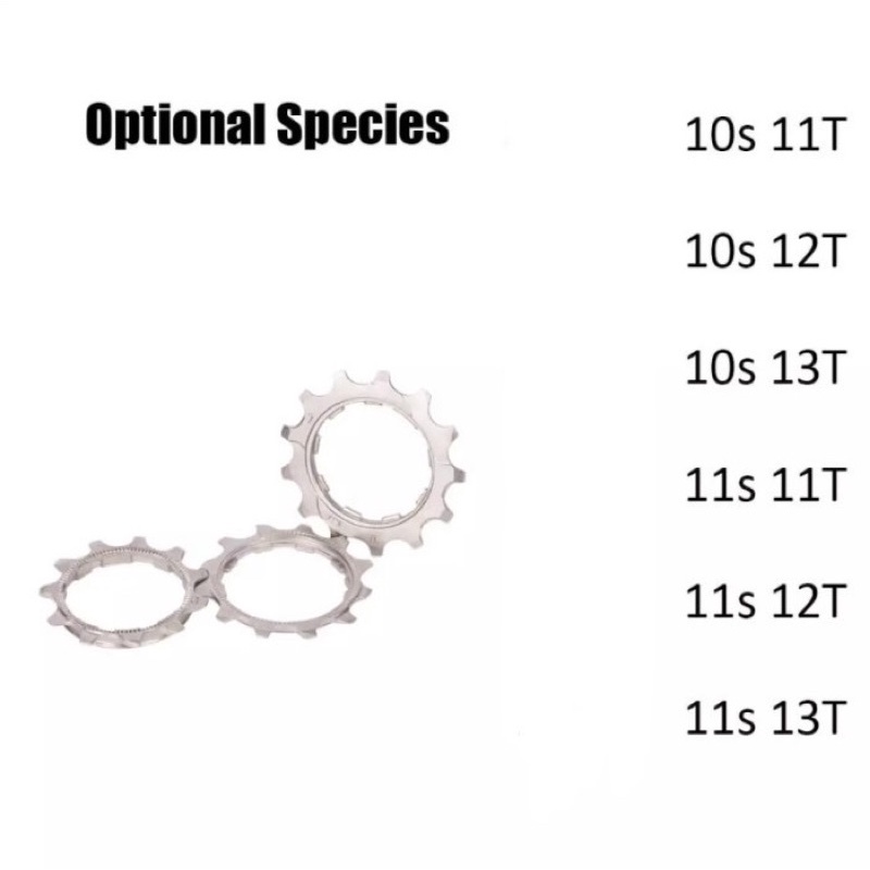 Gir Gear Cog Sprocket Sepeda 11T , 12T, 13T bisa untuk 10 , 11 Speed