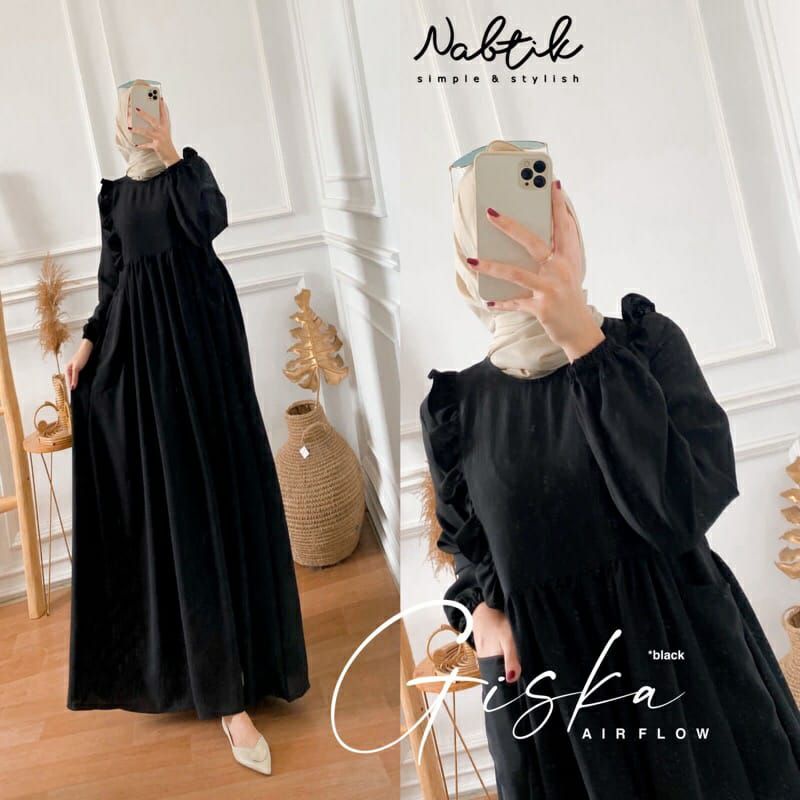 Giska Dress Gamis Gown Nabtik