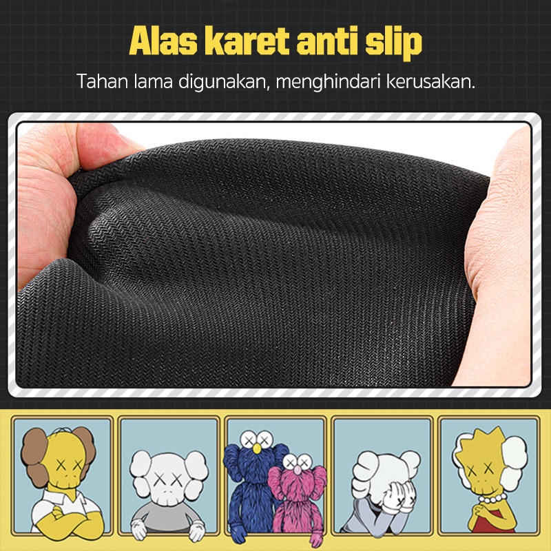 Alas Mouse Gaming Mouse Pad Gaming Berbagai gambar Kaws Mouse Pad Keren Desk Mat 70*30CM