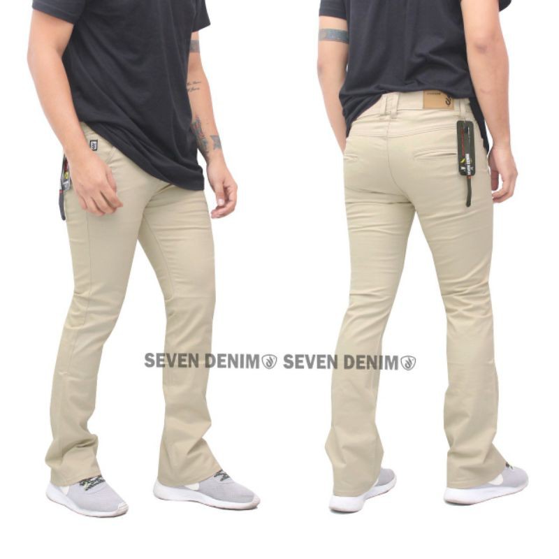 celana chino cutbray pria seven denim original premium