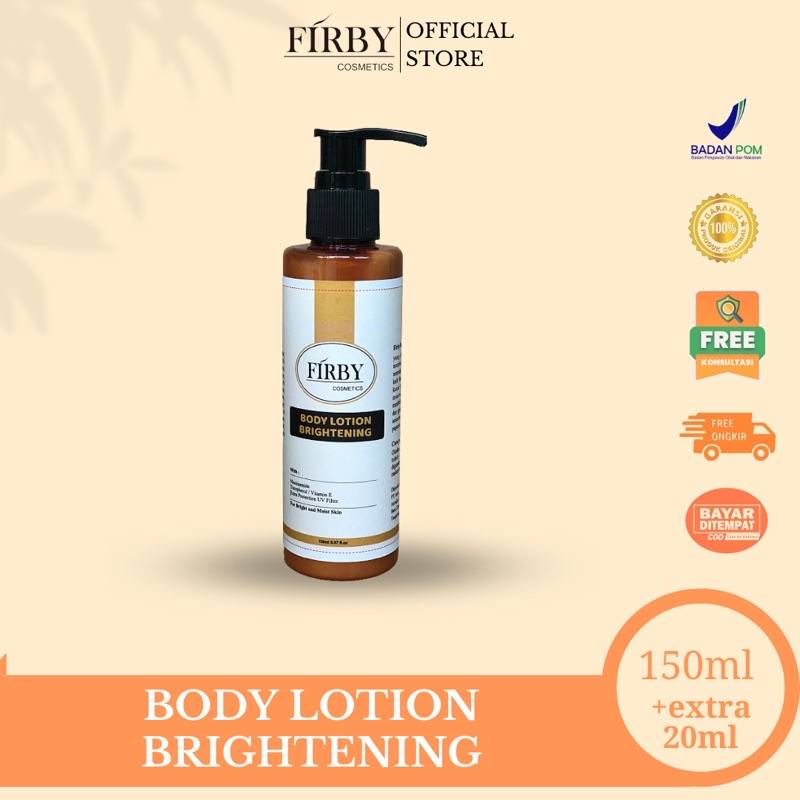 FIRBY BODY BRIGHTEING LOTION / HB PEMUTIH / BPOM