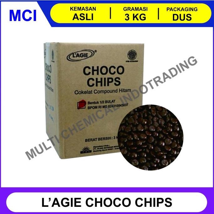

CHOCO CHIPS COKLAT LAGIE 1/2 BULAT 3 KG ---NEW---
