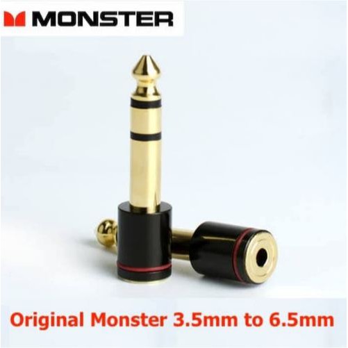 Original Monster Audio Adaptor 3.5mm to 6.5mm Super Top Quality