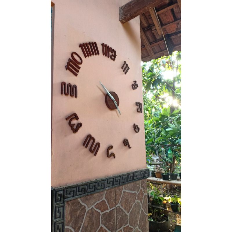 Jam Jumbo Aksara Angka Jawa Shopee Indonesia
