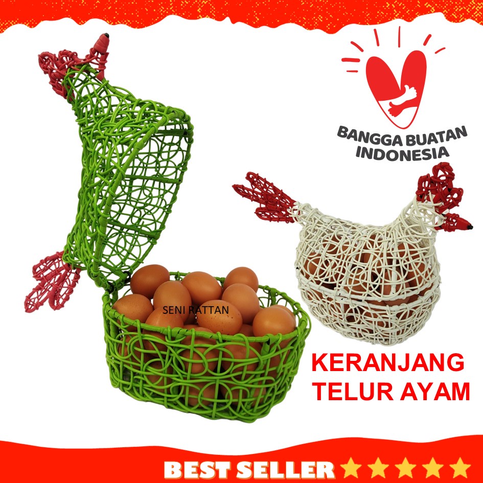 Promo Keranjang Telur Bentuk Ayam Ukuran Xxl Besar Rotan Sintetis Muat 30 40 Telor Ayam 2kg Shopee Indonesia